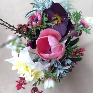 Spring Jam Jar Posy