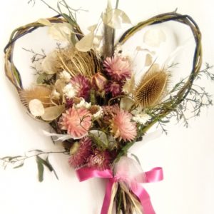 Dried Flower Hearts